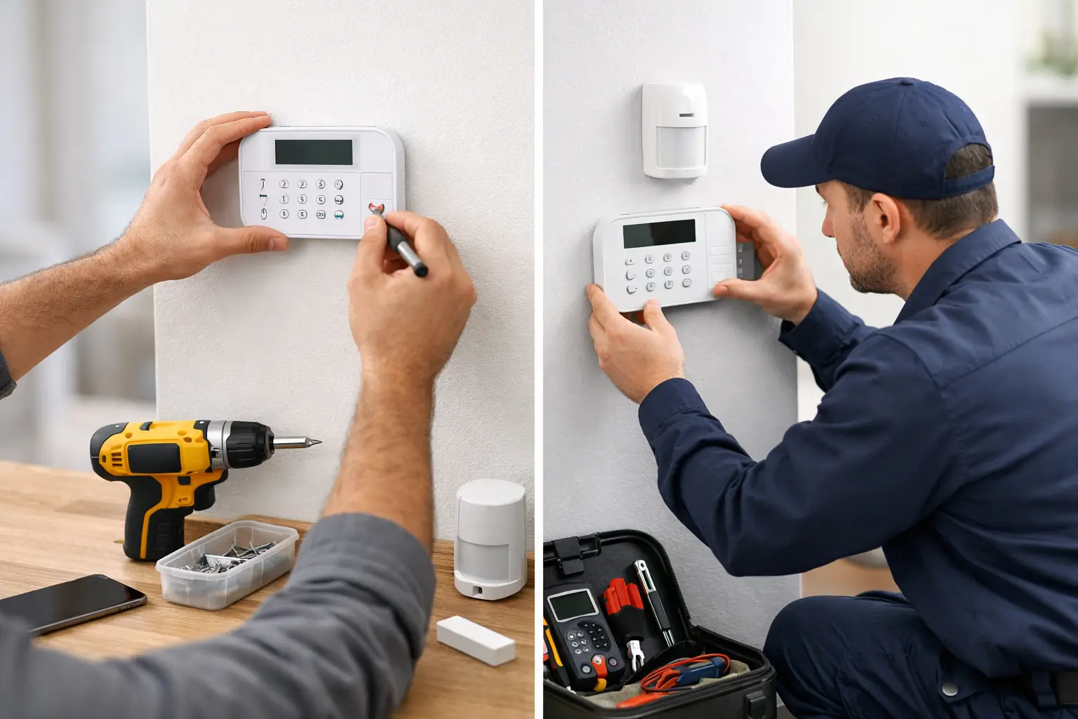 Self Installed vs Professionally Installed Alarms