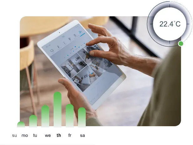 Handle every aspect of your home security system through one convenient app